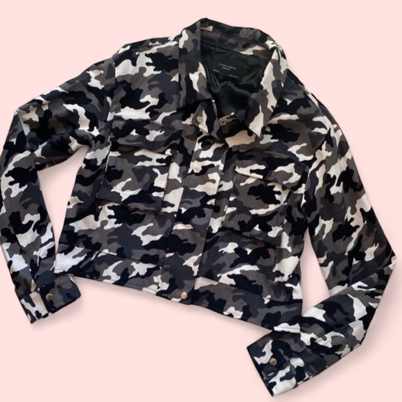 Alpha & Omega Jackets & Blazers - Cropped Camo Jacket